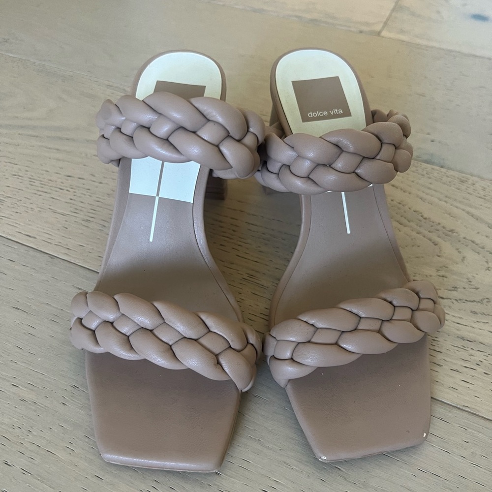 Dolce Vita Tan Braided Sandals